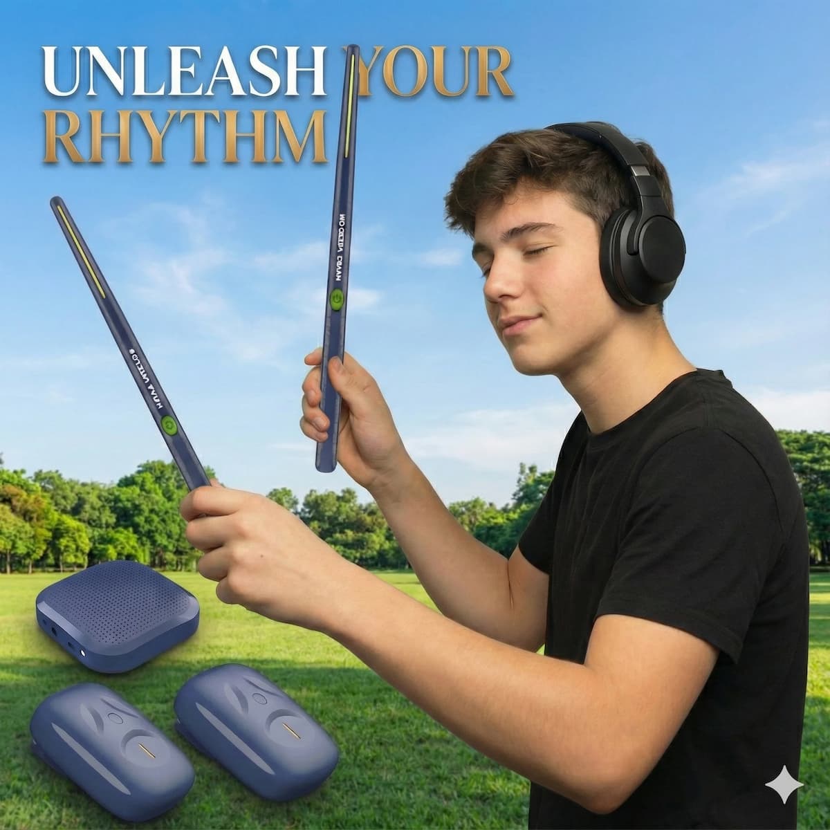 AirDrummer - Elektronische kabellose Drumsticks