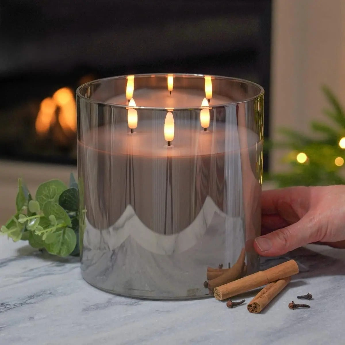 LedCandle - Große LED-Glaskerzen — gemütliche Atmosphäre per Fernbedienung