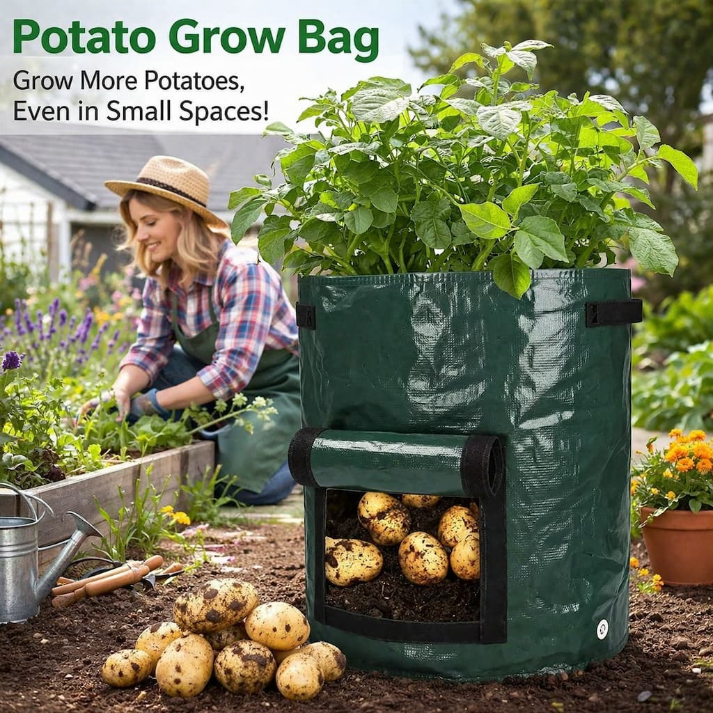 Grow Bag - Kartoffelanbau-Tasche mit einfacher Ernte