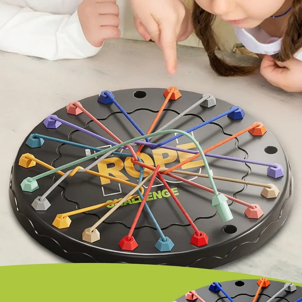 StringKnots - Kniffliges Seilaufwickelbrett Spiel — Fordere deine Gegner heraus