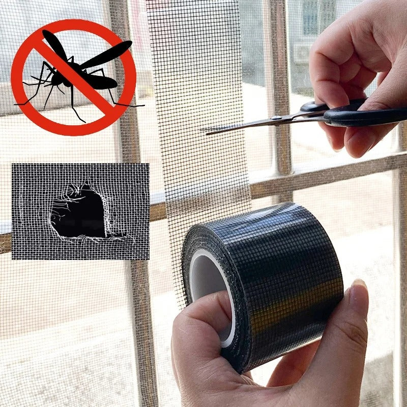 GitterFix - Reparatur-Gewebeband für Fliegengitter – Robust und wetterfest