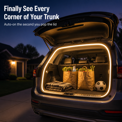 Trunk Light Strip - Jedes Mal, wenn du den Kofferraum öffnest, wird er von einer automatisch eingeschalteten Beleuchtung erhellt