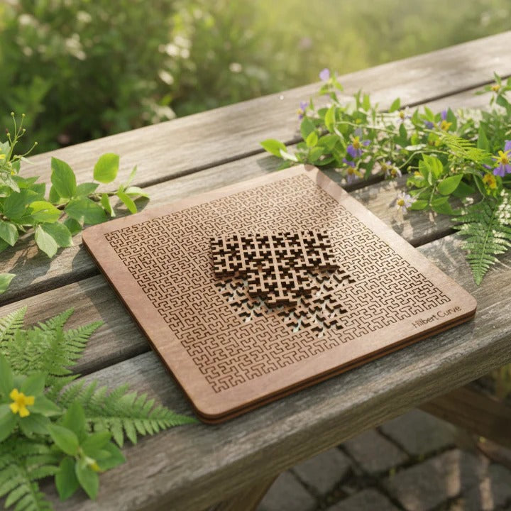 PatternPuzzle - Fraktal-Holzpuzzle