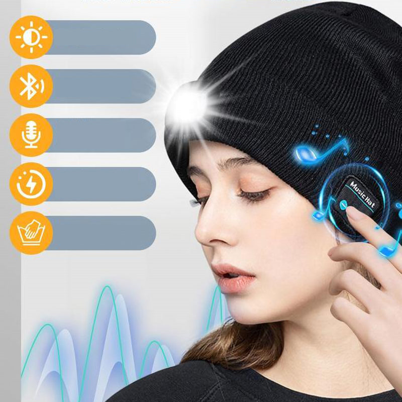 LEDBeanie - LED-Bluetooth-Musikmütze