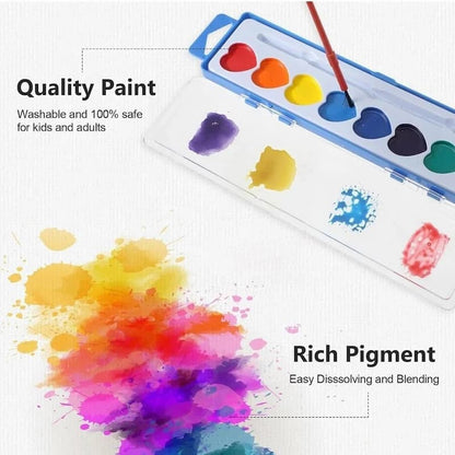 Heart Paint - Mini-Aquarellfarben-Set