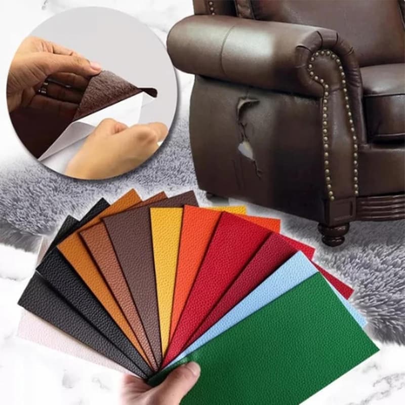 LeatherPatch - Lederreparatur-Pflaster — Müheloser Glanz für altes Leder