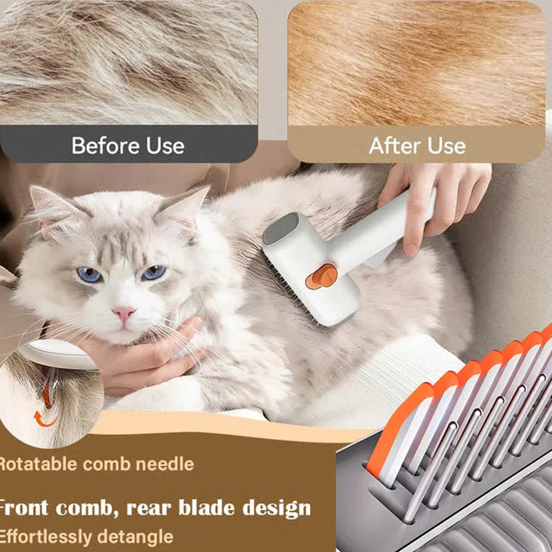 Detangle Brush -  2-in-1-Entfilzungsbürste – Sanfte Pflege & weniger Haarausfall