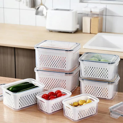 Fresh Containers - Easy Drain-Lebensmittelbehälter