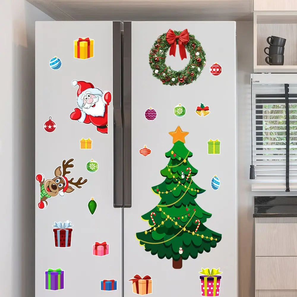 ChristmanStickers - Magnetaufkleber — mühelose Festtagsstimmung schaffen