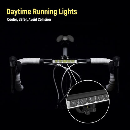 Bicycle LED Bar - Fahrradlicht LED 1400 Lumen – USB aufladbar und wasserdicht