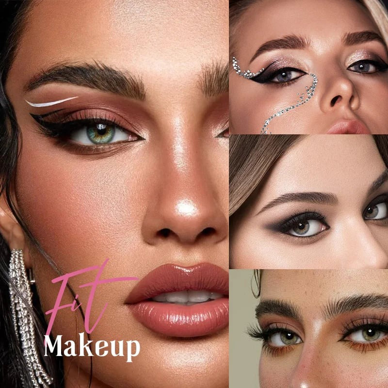 Fauler Lidschatten-Wimpernaufkleber