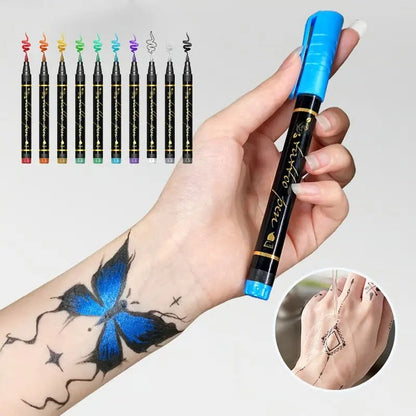 SkinArt - Stifte für Body Art — Kreativer Spaß zu Halloween & Party [10er-Set]