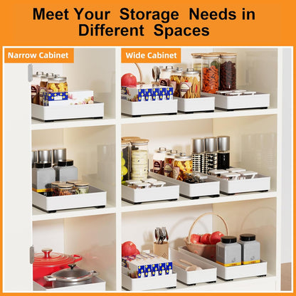 PullOutTrays - Schrank Organizer ausziehbar — Kein mühsames Montieren nötig