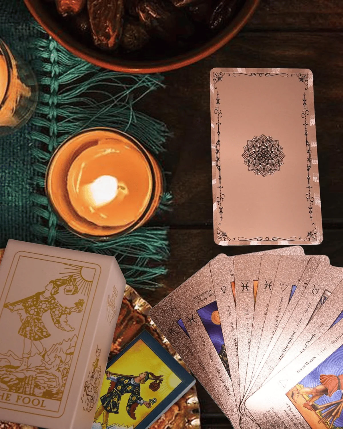 OracleDeck - Luxuriöses Tarot-Kartenspiel für Anfänger und Profis