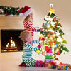 Lade das Bild in den Galerie-Viewer, Felttree - Diy Filz-Weihnachtsbaum (32 Stück Ornamente) Christmas Felt Tree