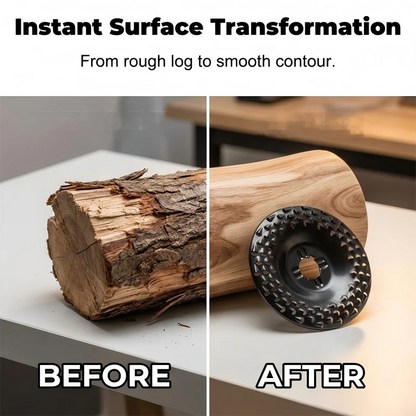 Wood Grinder Disc - Schleifscheibe für Winkelschleifer zum Schleifen und Bearbeiten von Holz