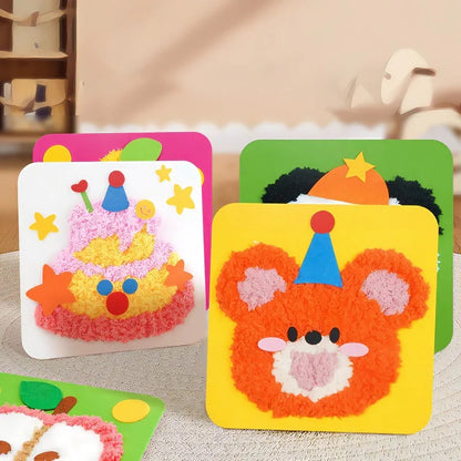 Fuzzy Drawings - Set zum Basteln einer Stickpuppe