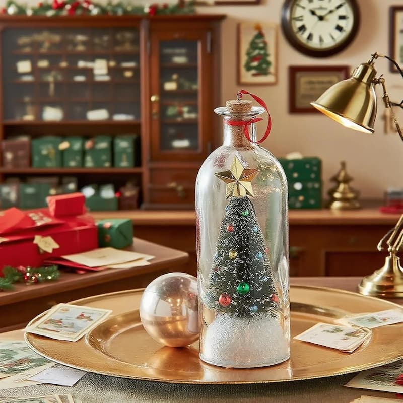ChristmasBottle - Weihnachtsbaum mit Flaschenpost — Persönliche Nachricht verschenken