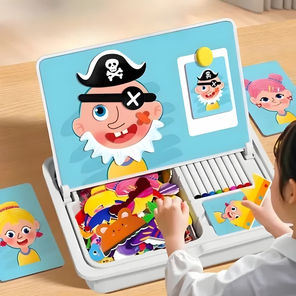 CreaFaces - Lernspiel Gesichter-Puzzle — Kreativität & Wahrnehmung stärken