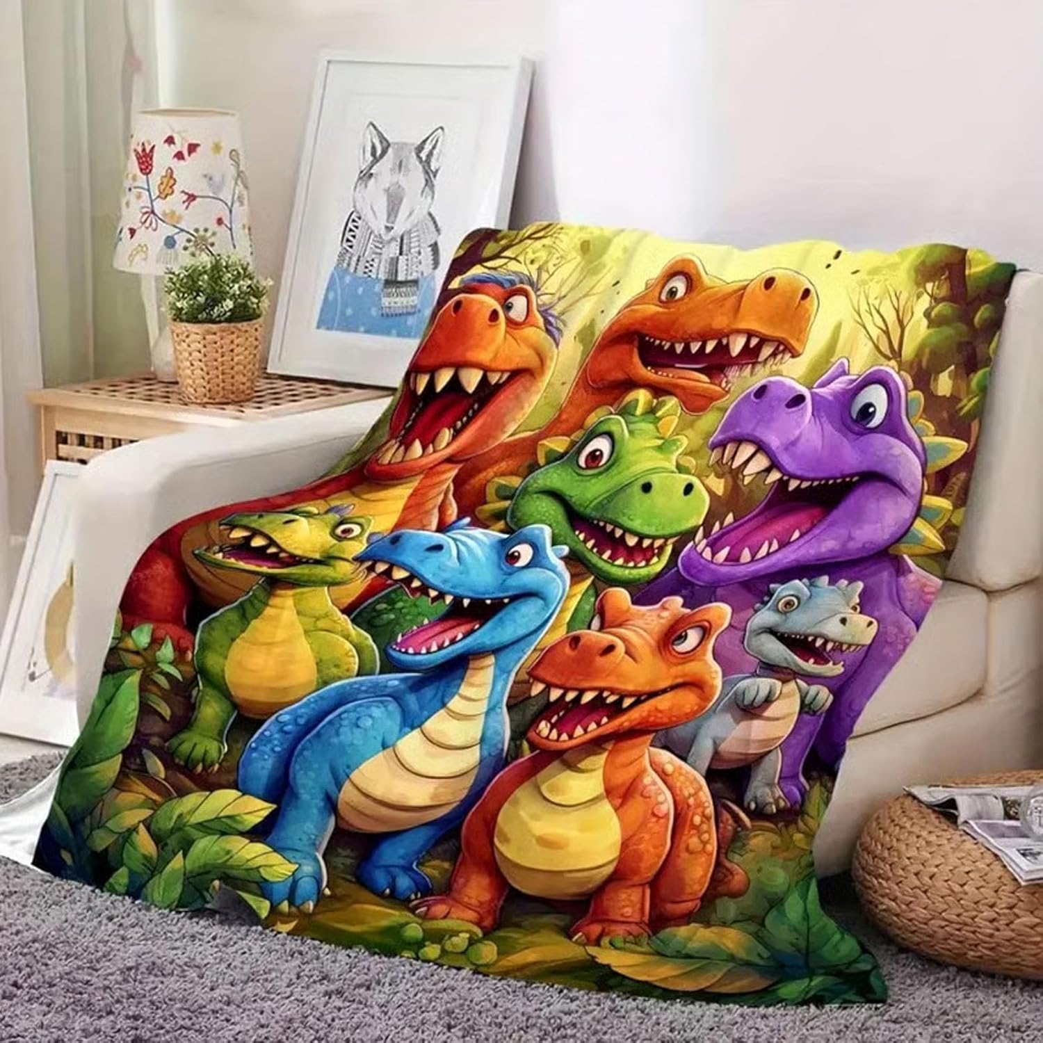 DinoBlanket - Kuschelige Dino-Decke für Kinder