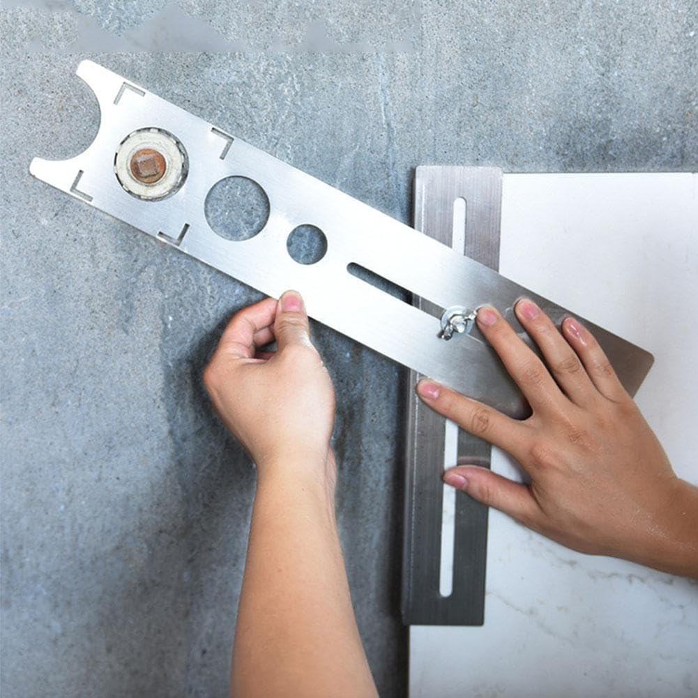 TileGauge - Vollwinkel-Fliesbohrschablone — Dein bester Helfer bei Renovierungen