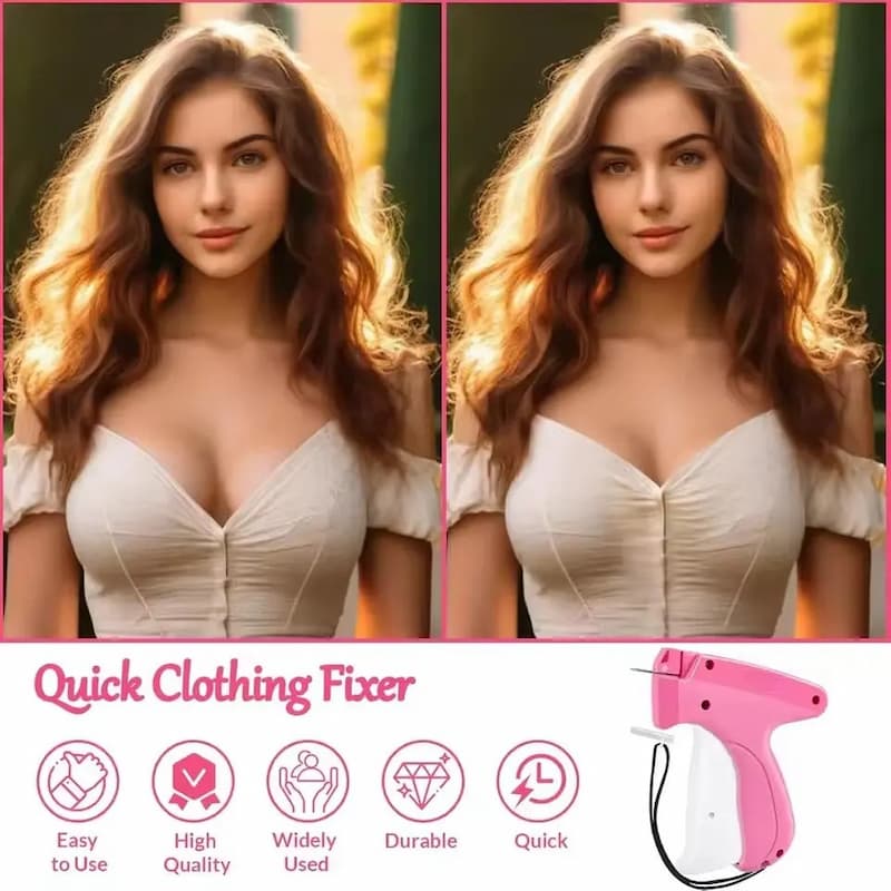 ClothingTags - Stoffreparatur-Werkzeug — Schnell flicken & heften ohne Schaden