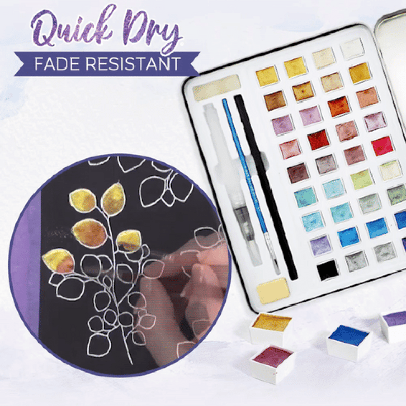 MetalicPaint - Intensive Metallic-Farbe Set für lebendige Kreationen