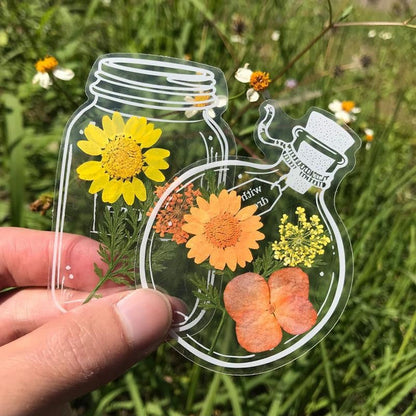 FlowerMark - DIY Trockenblumen Lesezeichen Set