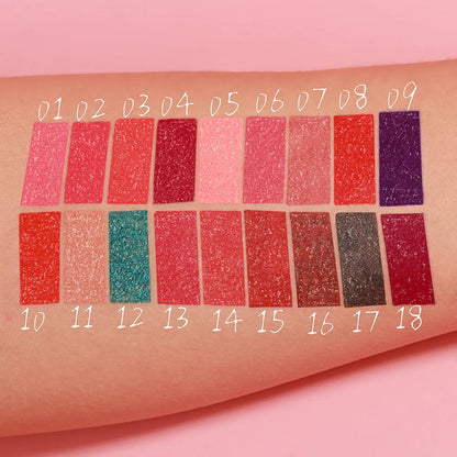 18 Shades Sparkle Lipgloss-Kollektion