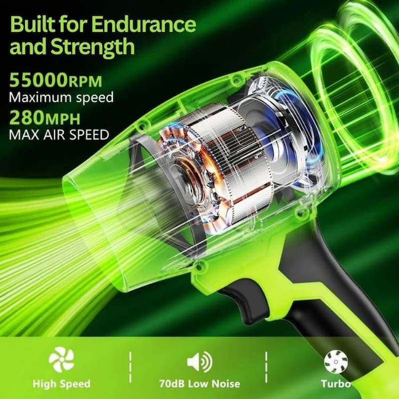Turbo Blower -  Akku-Laubbläser zur Reinigung