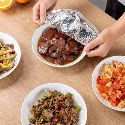 PlateCover - Wiederverwendbare Lebensmittelabdeckungen aus Aluminium