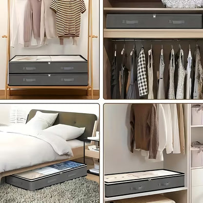 Bed Storage - Unterbett-Aufbewahrungstaschen – Platzsparend & Faltbar (2er-Set)