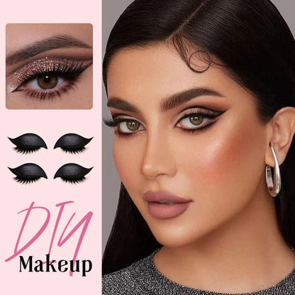 Fauler Lidschatten-Wimpernaufkleber