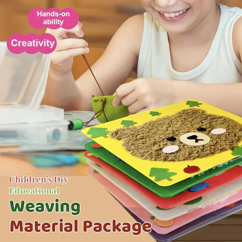 Fuzzy Drawings - Set zum Basteln einer Stickpuppe