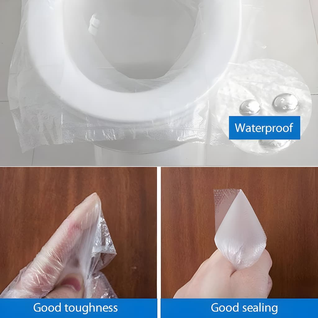 HygeneCover - Persönlicher Toilettensitzbezug für unterwegs [50 Stück)