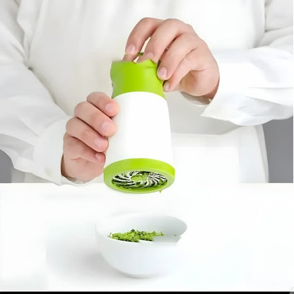 Fresh Herb Shredder - Manueller Kräuterschneider aus Edelstahl