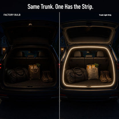 Trunk Light Strip - Jedes Mal, wenn du den Kofferraum öffnest, wird er von einer automatisch eingeschalteten Beleuchtung erhellt