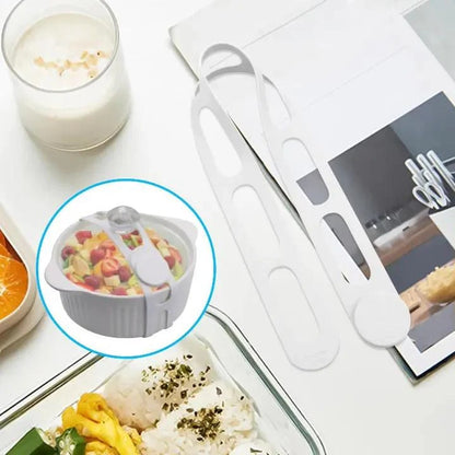 StorageStrap - Silikon-Fixierband für Schüsseln & Behälter – Sichere Deckelhalterung [2er-Set]