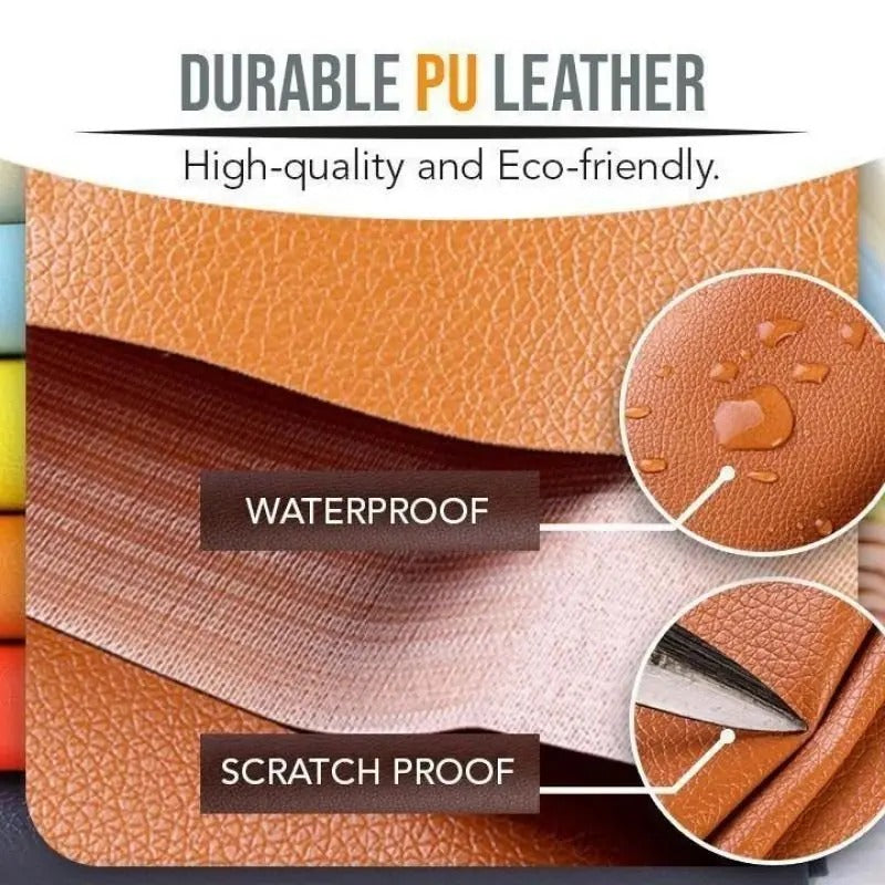 LeatherPatch - Lederreparatur-Pflaster — Müheloser Glanz für altes Leder