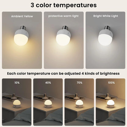 BatteryBulb - Wiederaufladbare LED-Lampe [E27]
