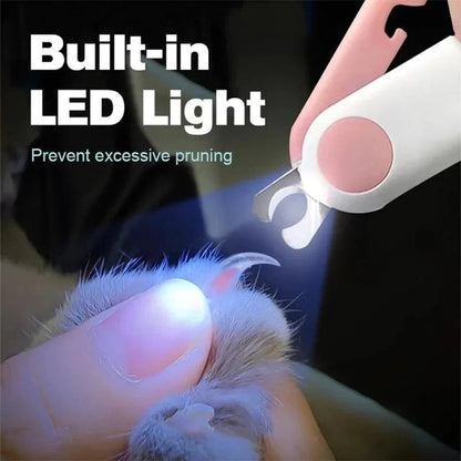 Katzen-Nagelknipser mit LED für präzises Schneiden