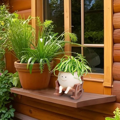 Plant Seat - Einzigartige Pflanzvase in Stuhlform