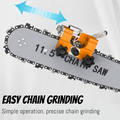 Tragbarer Kettensägen-Schärfer