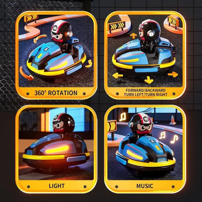 Bumper Car RC - 2,4-GHz-Ferngesteuertes Autoscooter-Spiel für zwei Spieler