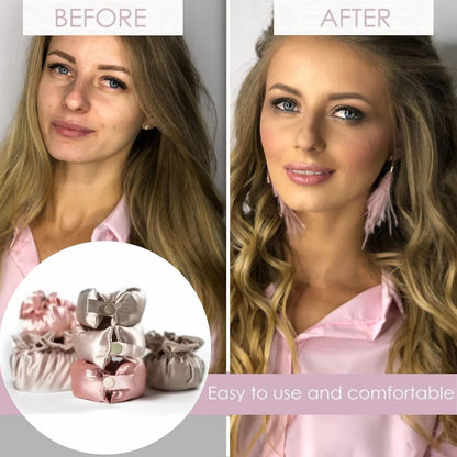 CurlingBuns - Satin-Haarwickler-Set ohne Hitze