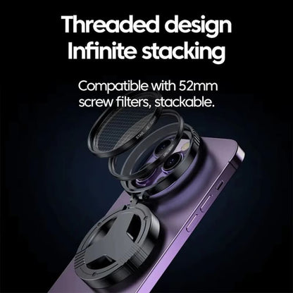 PhoneLens - Magnetische Clip-On-Kamera-Polarisationsfilter