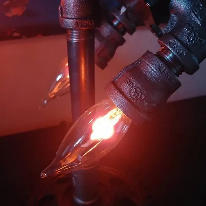 Rocket Lamp - Steampunk-Raketenlampe
