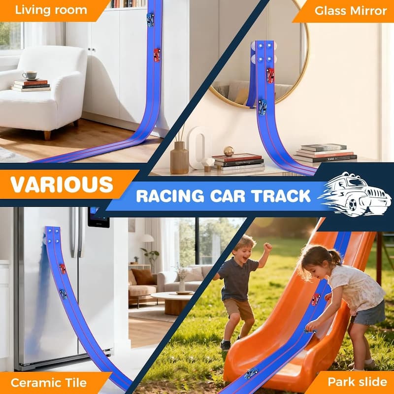 Car Slide - Flexibles Rennbahnspielzeug