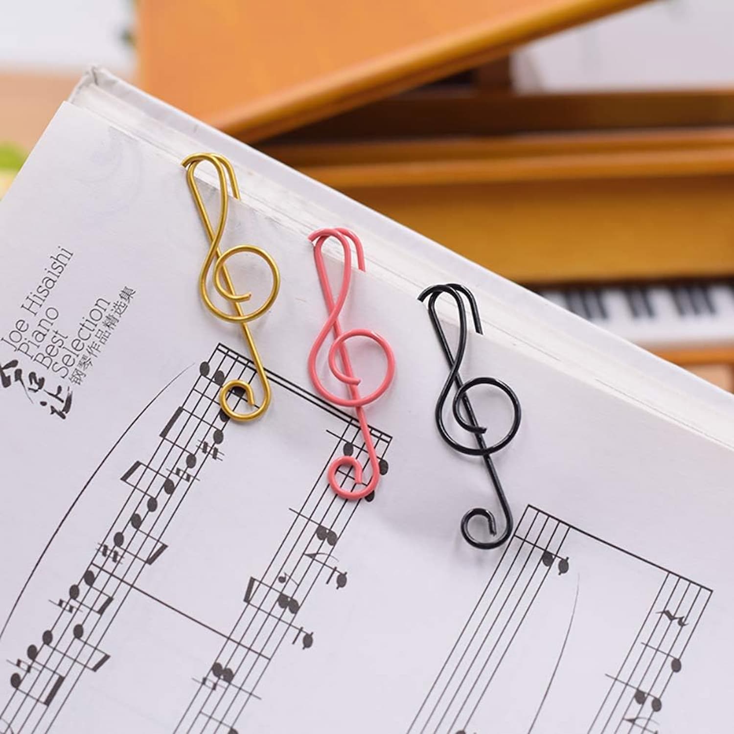 NoteClips - Musiknoten-Büroklammern – für Schule, Büro & kreative Geschenke