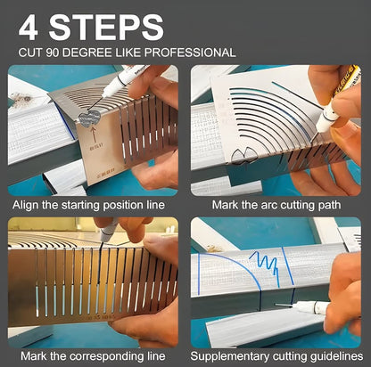 CutGuide - Edelstahl-Markierungs- und Messlehre